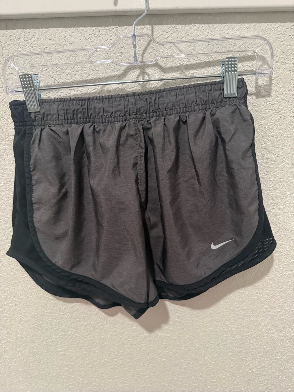 Nike Women’s Gray and Black Athletic Running Shorts